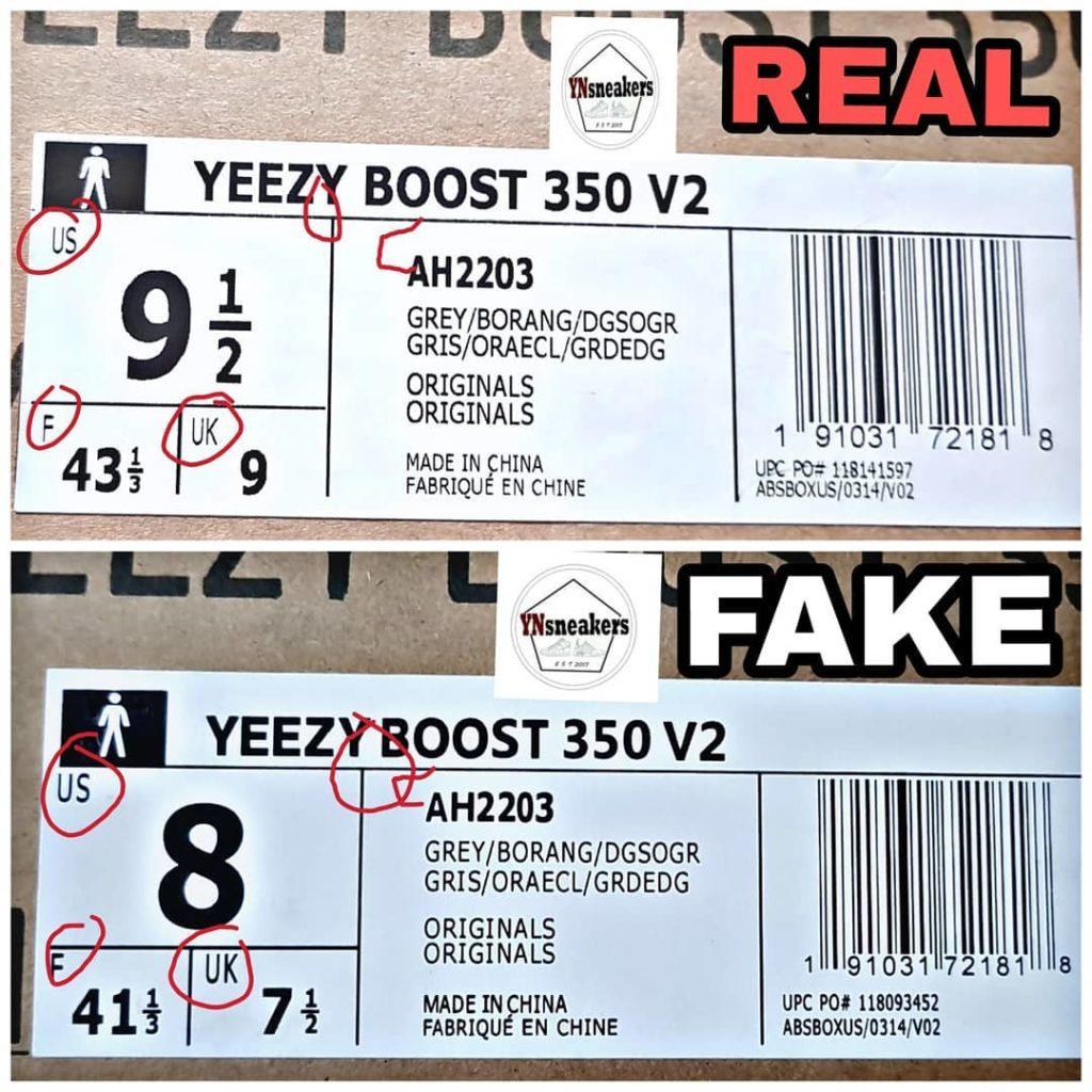 yeezy beluga 2.0 real fake label