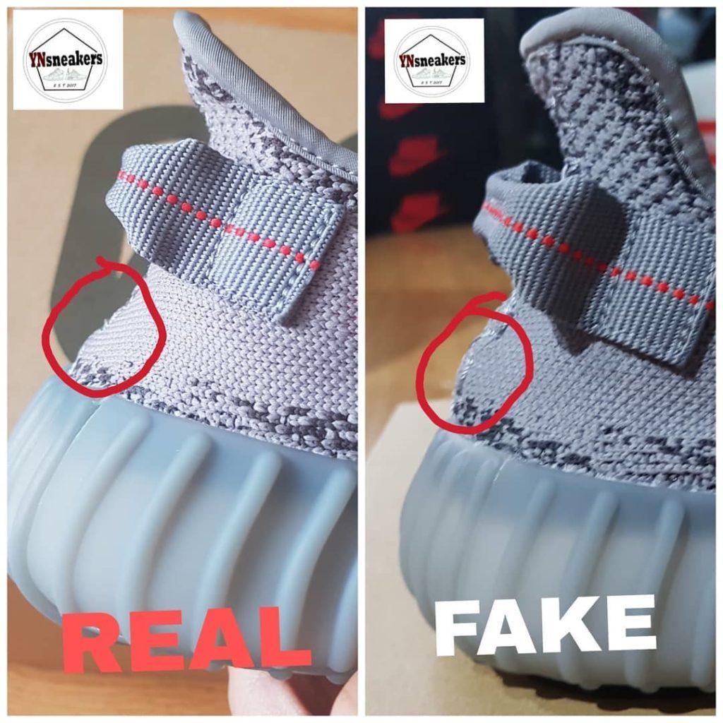 yeezy beluga 2.0 real fake rear