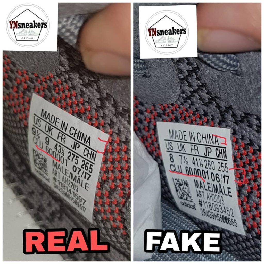 yeezy beluga 2.0 real fake tag