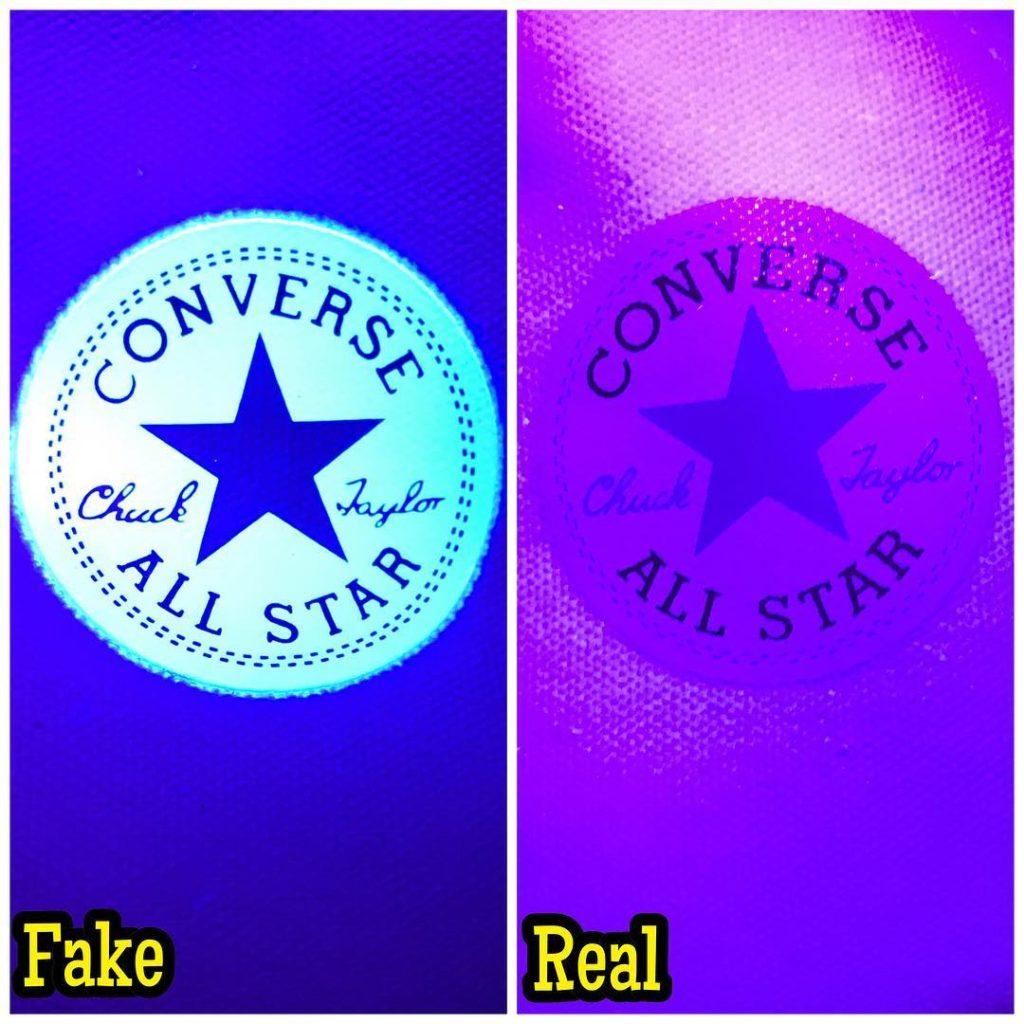 converse cdg white real fake patch