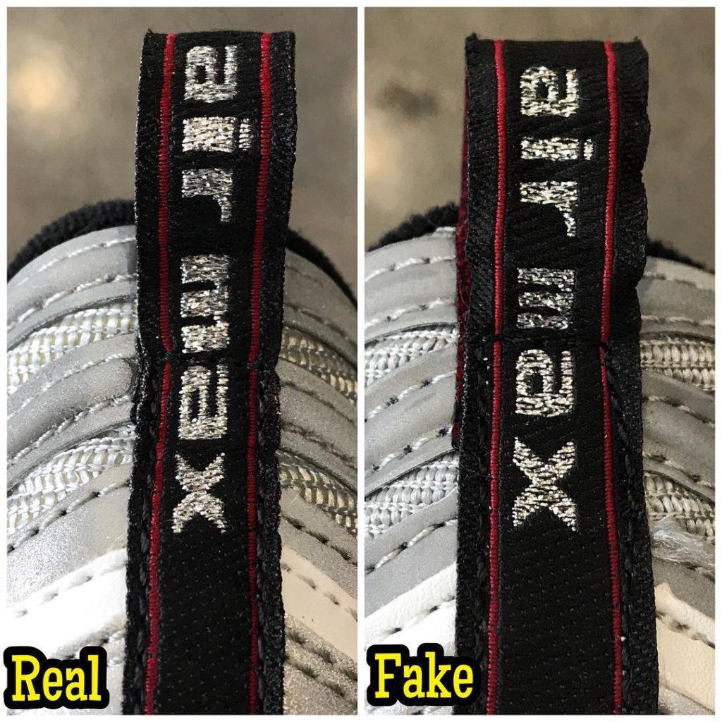 nike am97 silver bullet real fake airmax