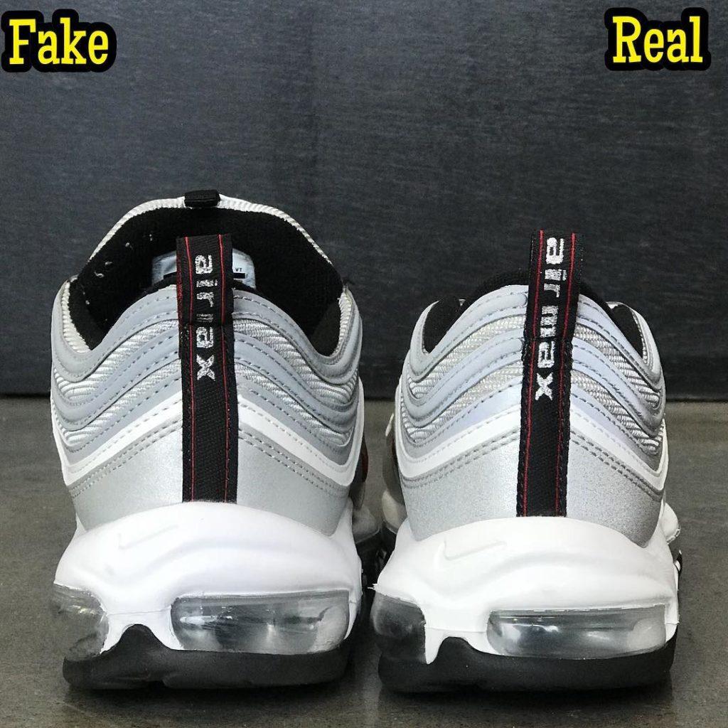 nike am97 silver bullet real fake build