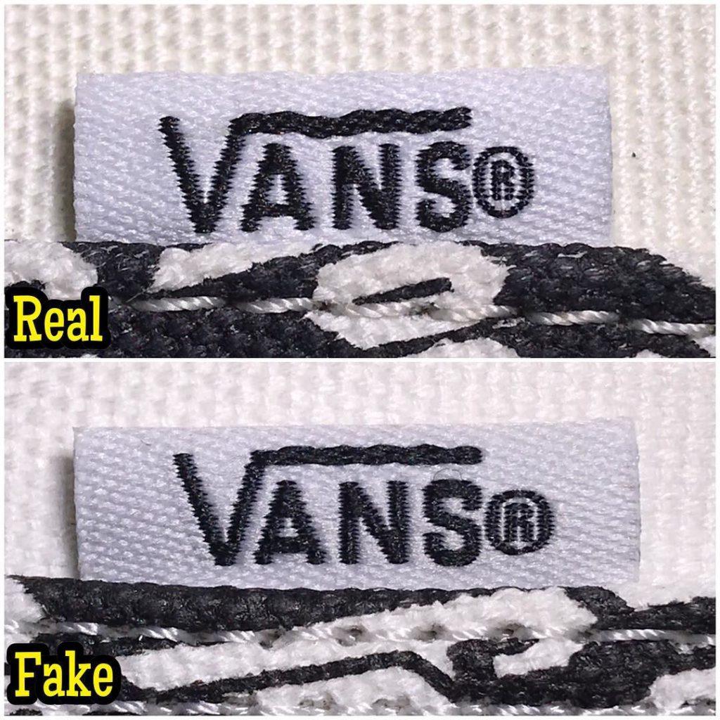 vans era fog real fake woven