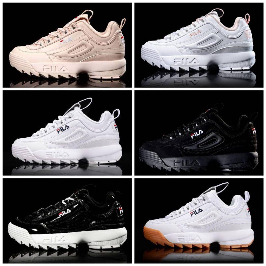 fila disruptor colors