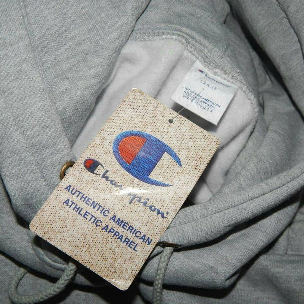 hoodie Champion big C logo tag