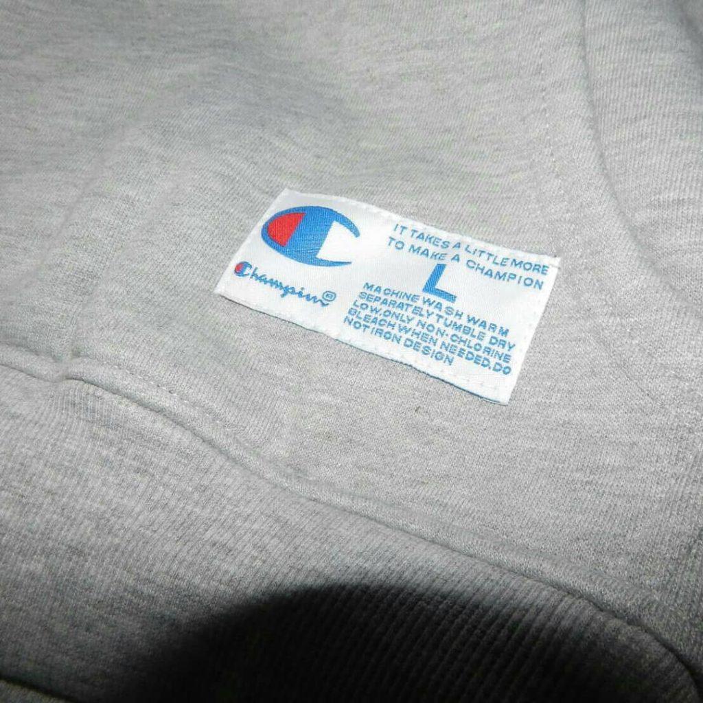 hoodie Champion big C logo woven
