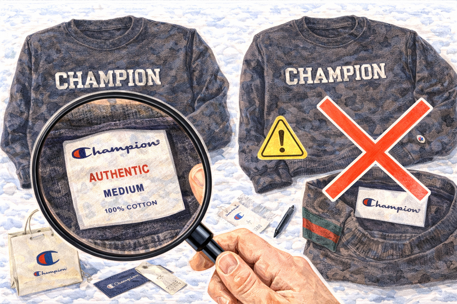 Cara membedakan Champion original & kw