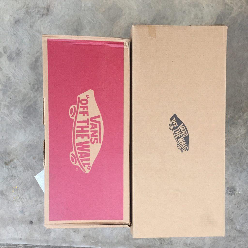 vans slipon checkerboard japan vs global box