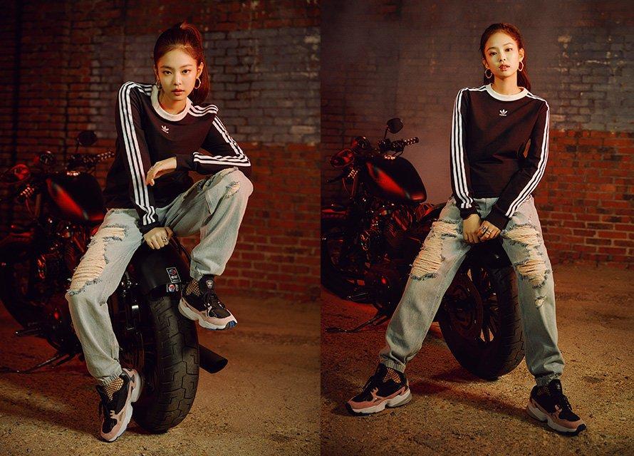 BLACKPINK Jennie Adidas Originals Falcon