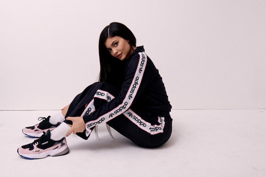 Kylie Jenner adidas Falcon Black Pink B28126