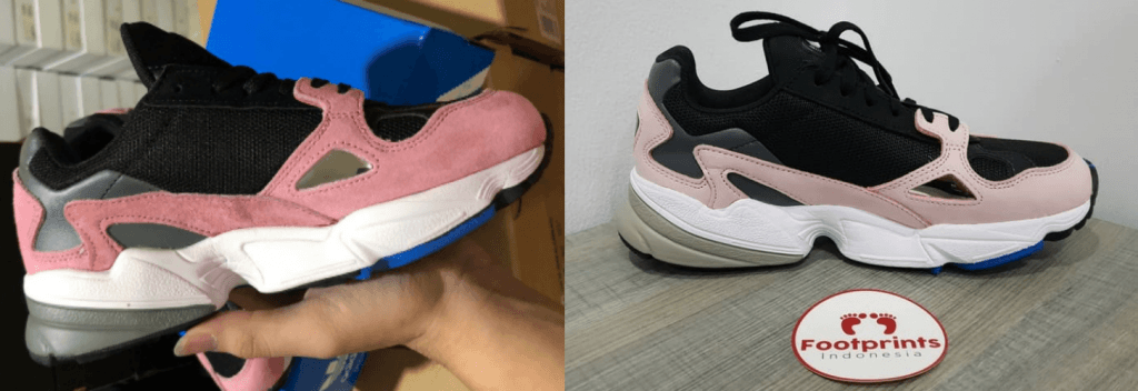 adidas falcon black pink kw inmid side