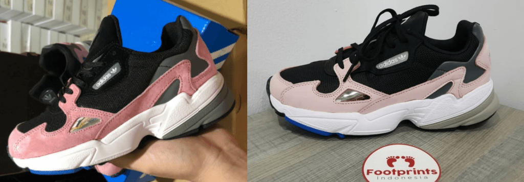 adidas falcon black pink kw mid