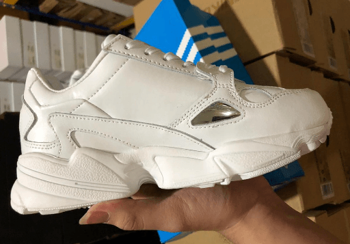 adidas falcon white kw sideview