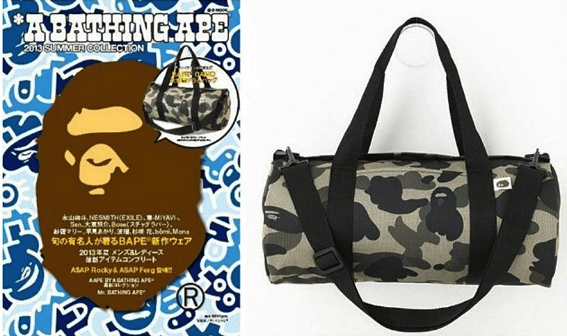 bape duffle bag japan appendix magz 2013