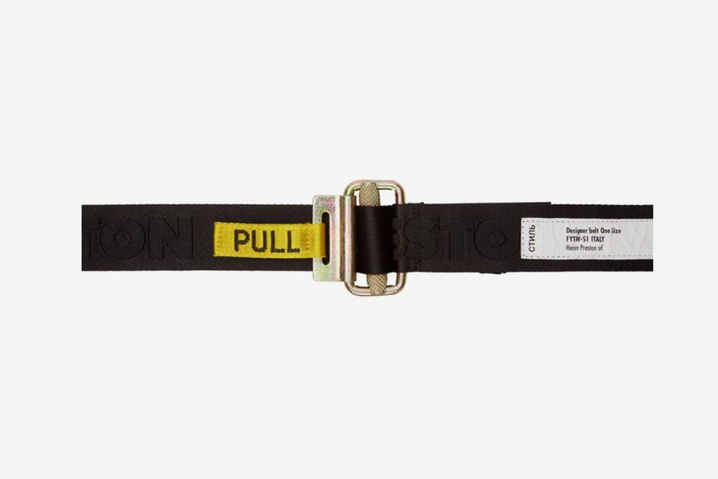 heron preston webbing belt