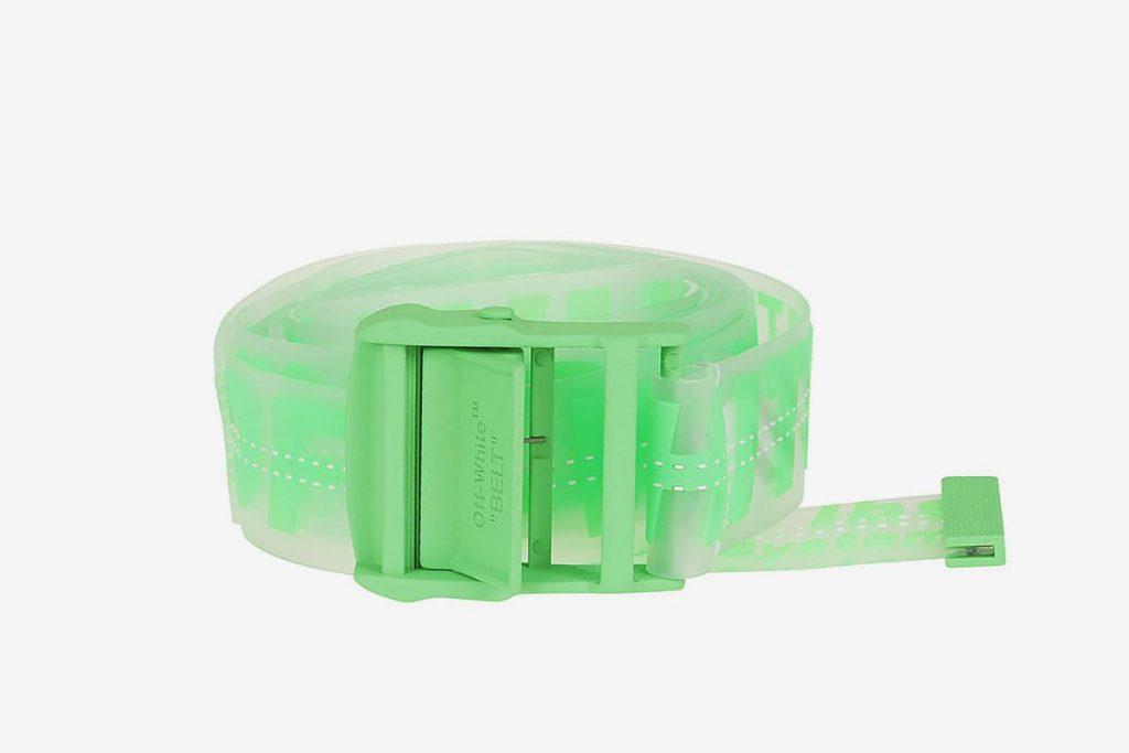 off white rubber belt