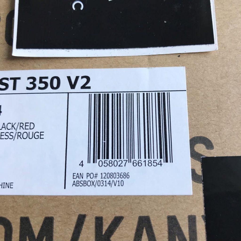 yeezy box legit check label barcode ori 1