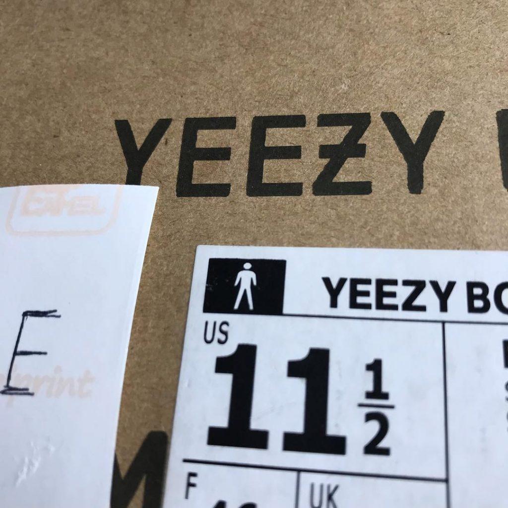 yeezy box legit check label size kw