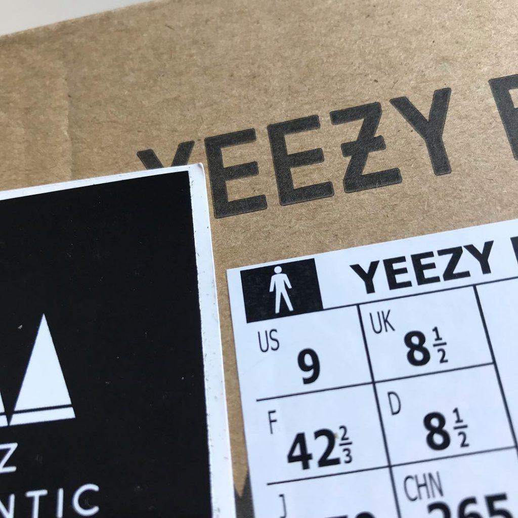 yeezy box legit check label size ori
