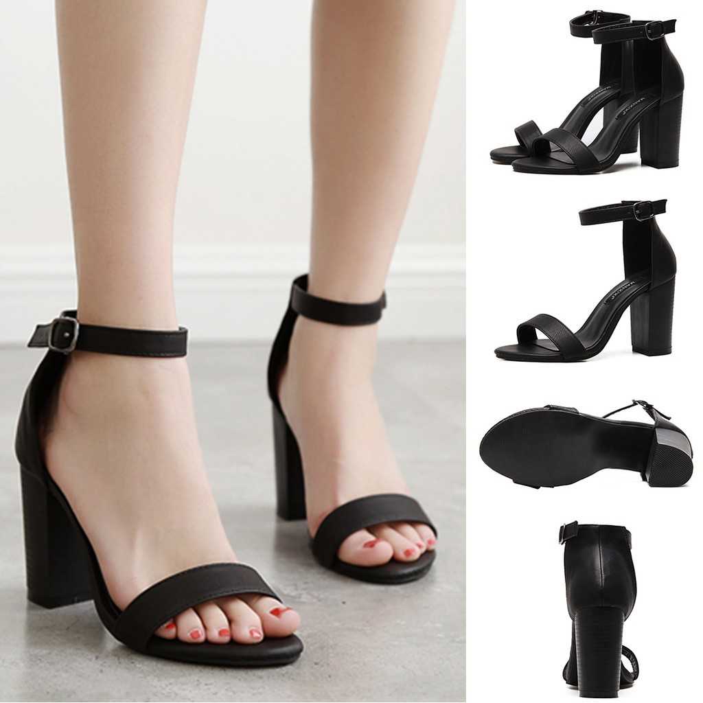 Ankle Strap Sandal Heel