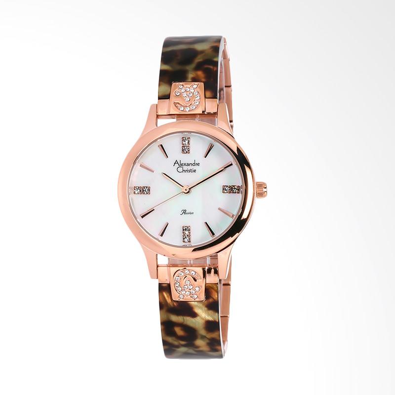 alexandre christie acf 2590 lhbrgmsba stainless steel ladies passion mother of pearl dial