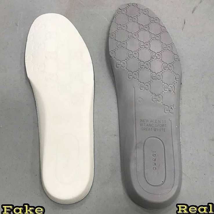 gucci ace embroidered snake ori kw insole bottom