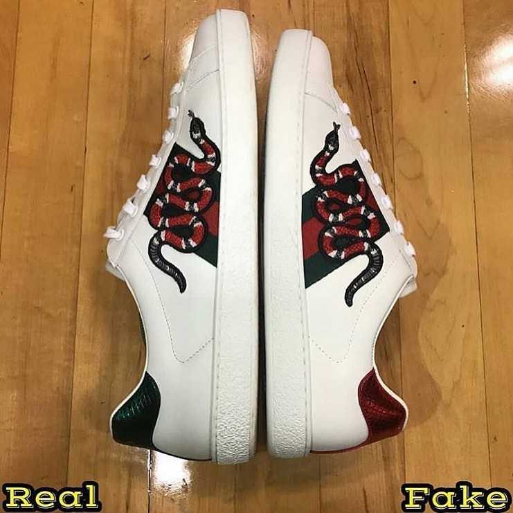gucci ace embroidered snake ori kw