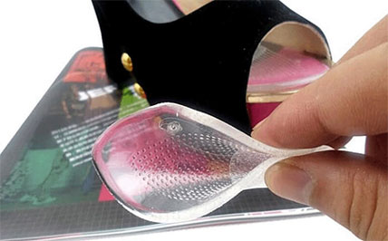 Silicone shoe pad Transparan
