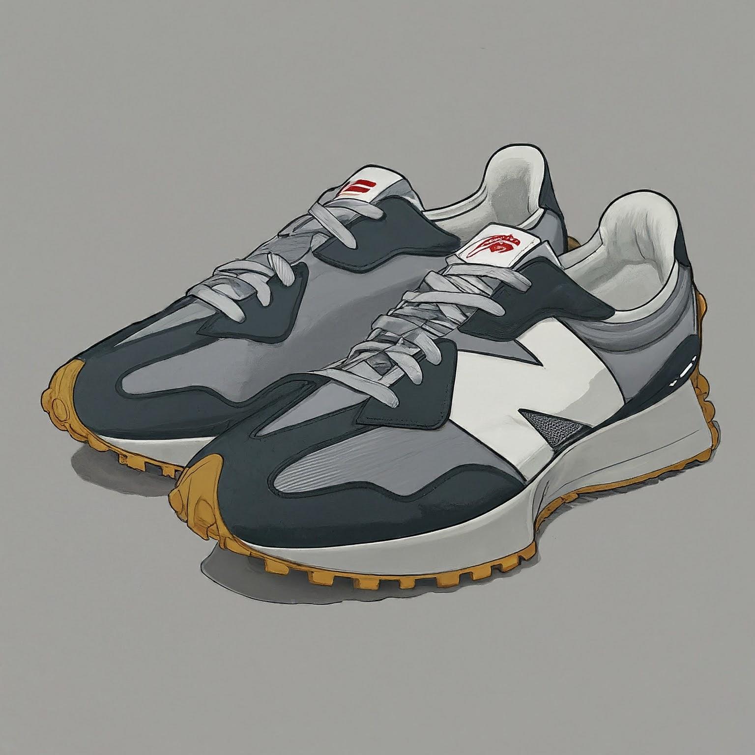 Cara membedakan sepatu New Balance 327 (Grey) Ori & KW