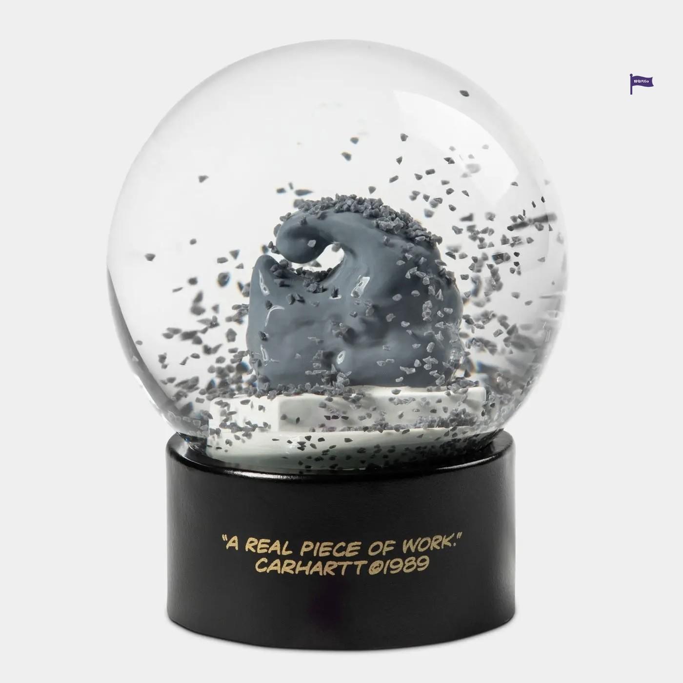 Carhartt WIP "Piece of Work" Snow Globe