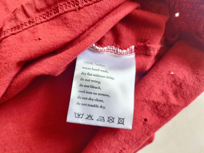 Ksubi Killing Smokes Short Sleeve Distressed Tee (Vamp Red)