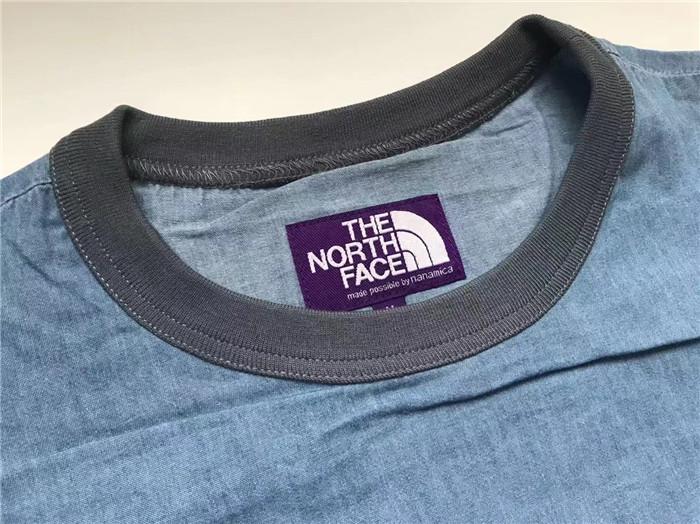 THE NORTH FACE Purple Label - Pullover Light Denim Short Sleeve T-Shirt