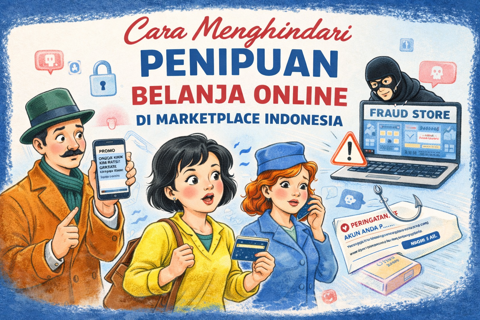 Cara Menghindari Penipuan Belanja Online di Marketplace Indonesia
