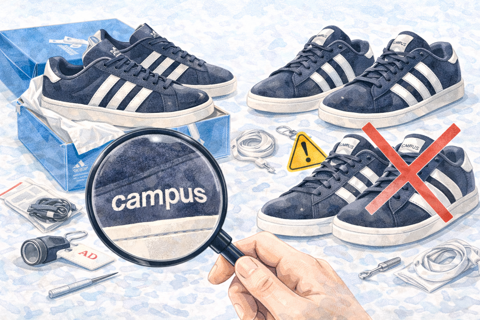 Cara Cek Keaslian Adidas Campus 00s: Panduan Legit Check Lengkap