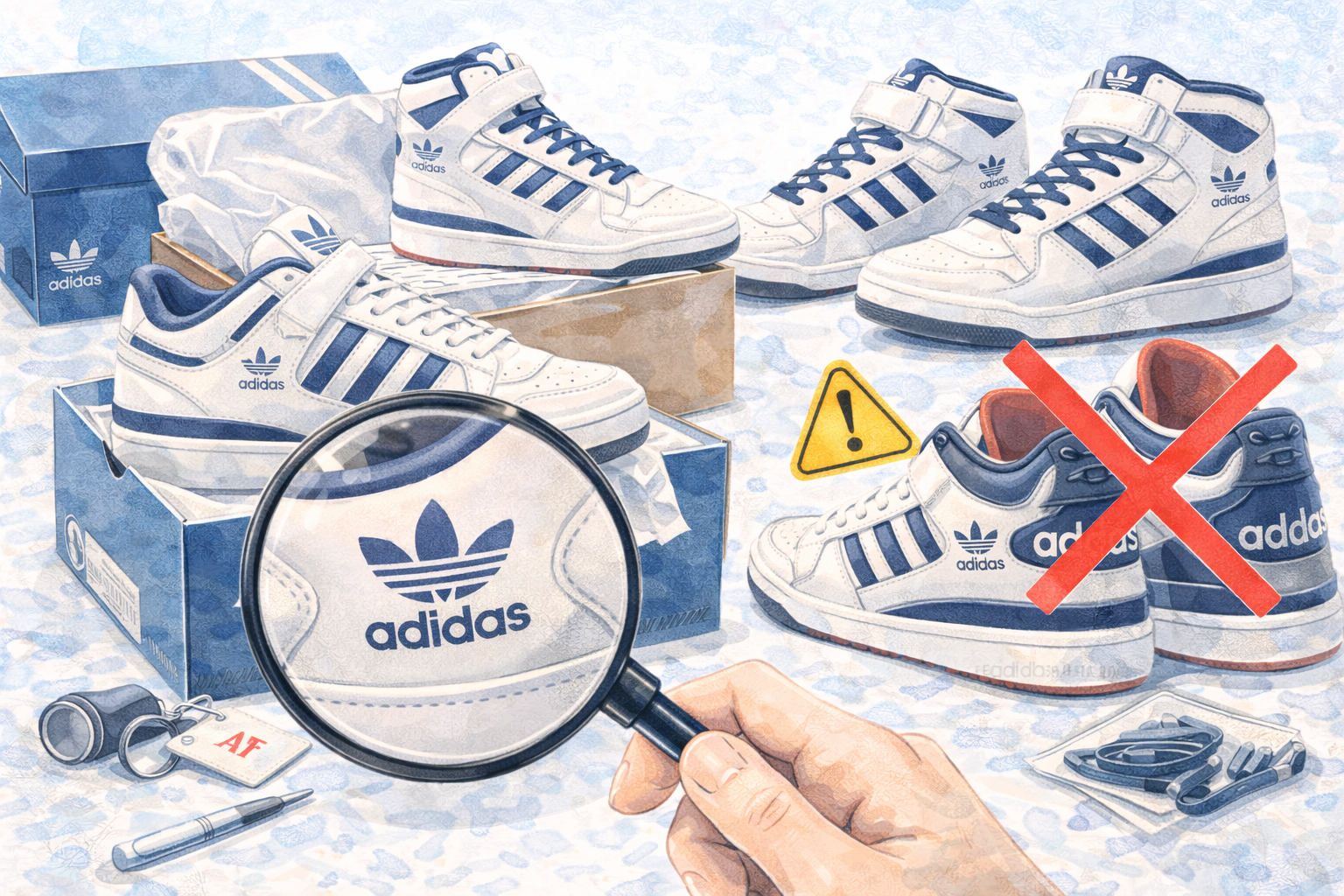 Cara Cek Keaslian Adidas Forum Low dan High: Panduan Legit Check Lengkap