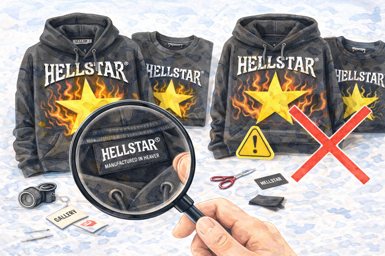 Cara Cek Keaslian Hellstar: Panduan Legit Check Hoodie dan Kaos Hellstar Studios