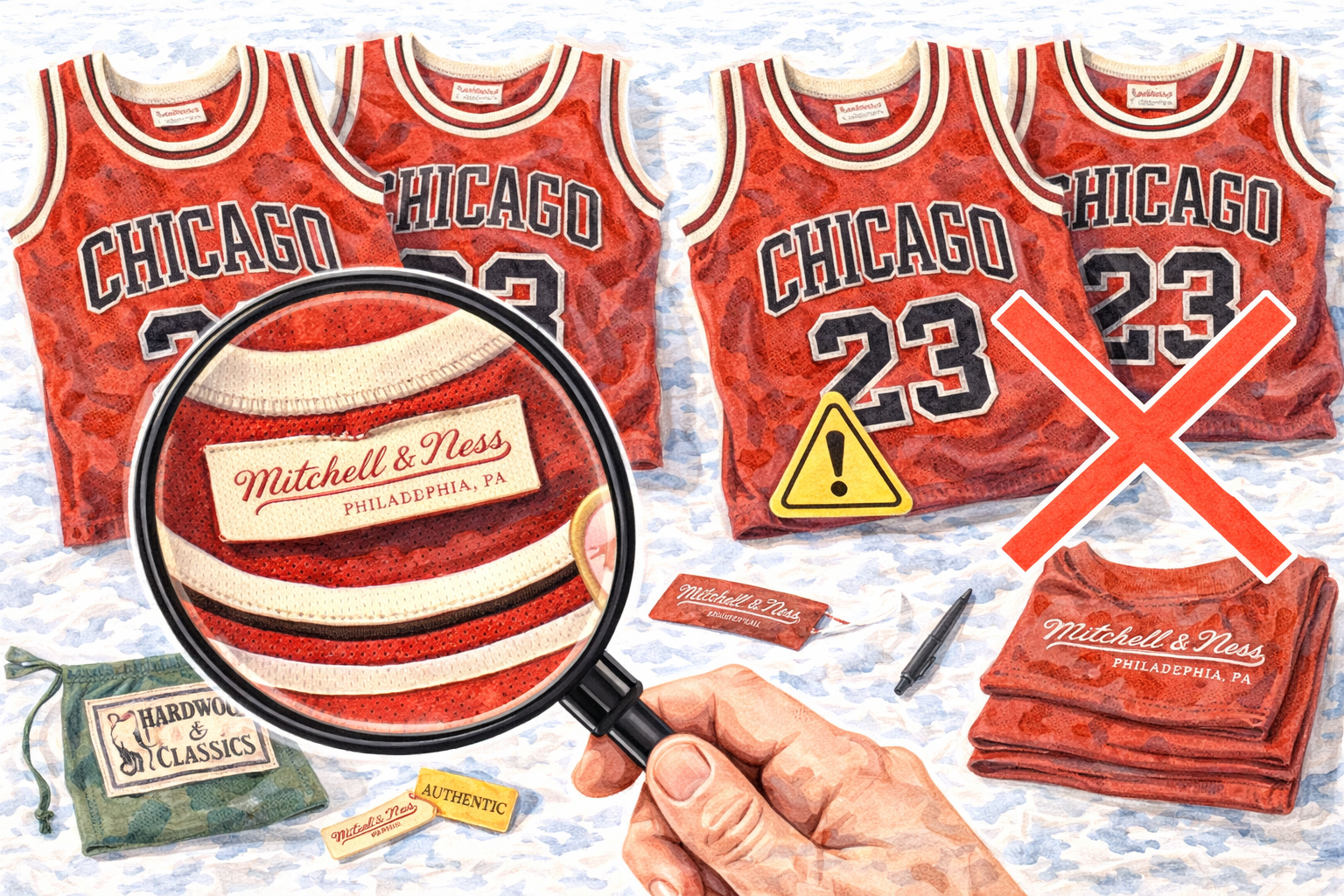 Cara Membedakan Jersey Mitchell & Ness Asli vs Palsu: Panduan Legit Check Lengkap