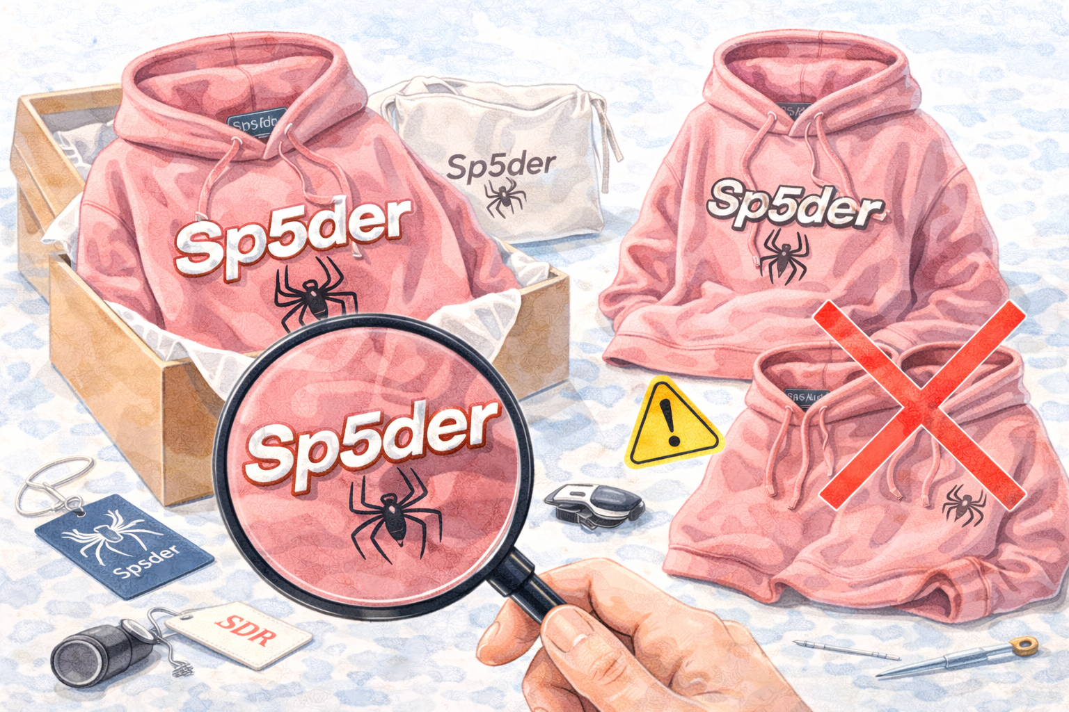 Legit Check Sp5der Hoodie: Cara Membedakan yang Asli dan Palsu