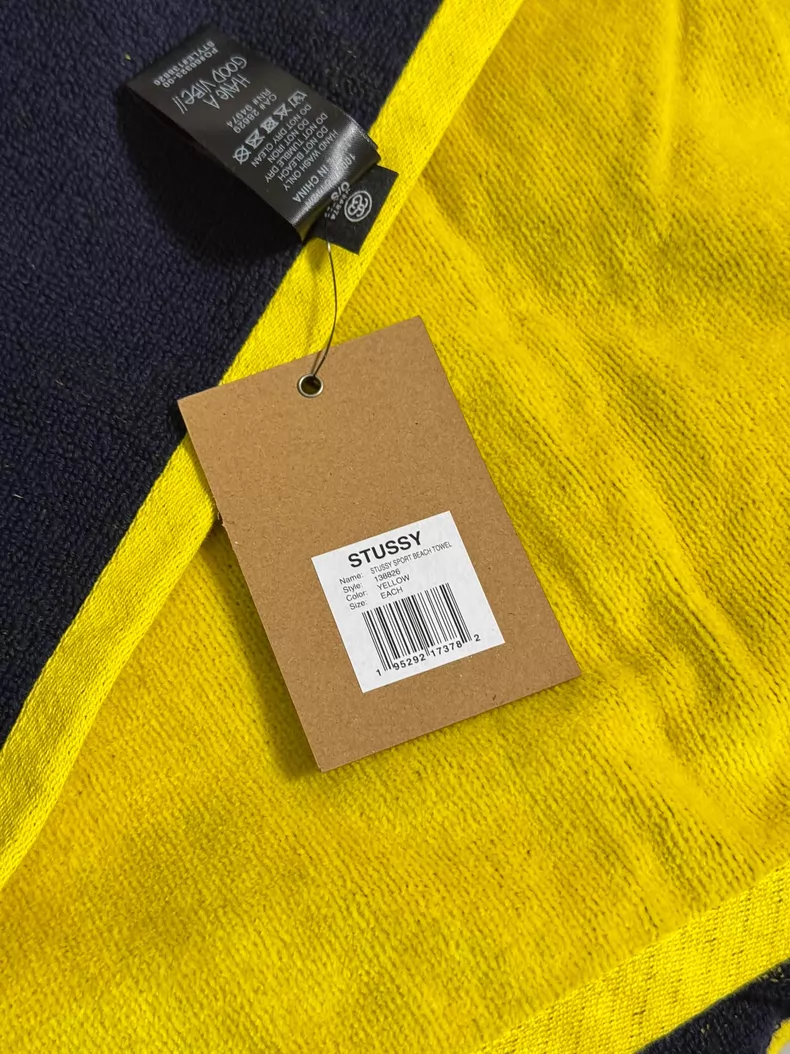 Stussy Sport Beach Towel (Yellow)