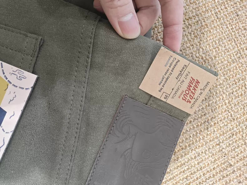 Naked & Famous Japanese 10oz Duck Canvas Selvedge Men's Jeans
