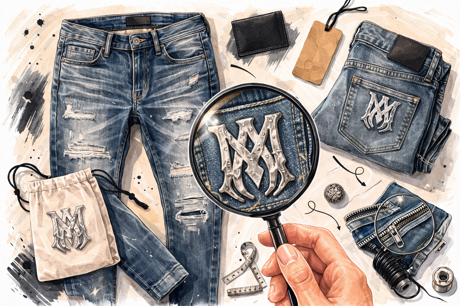 Cara Cek Keaslian Amiri Jeans: Panduan Lengkap Bedakan Asli vs Palsu