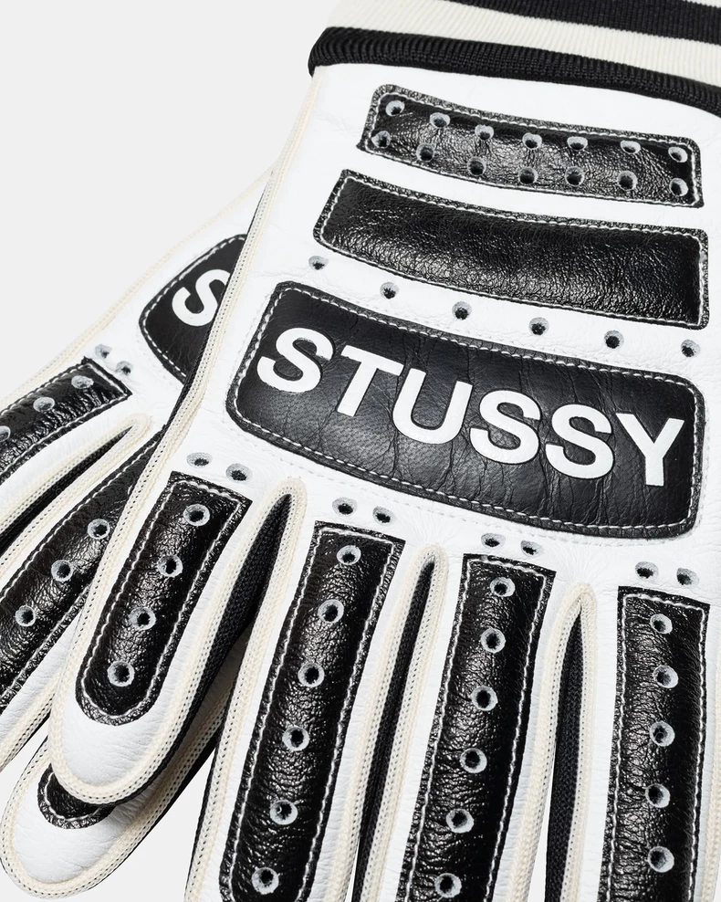 Stussy Fall '24 Motorcycle Gloves, Bicycle Leather Gloves