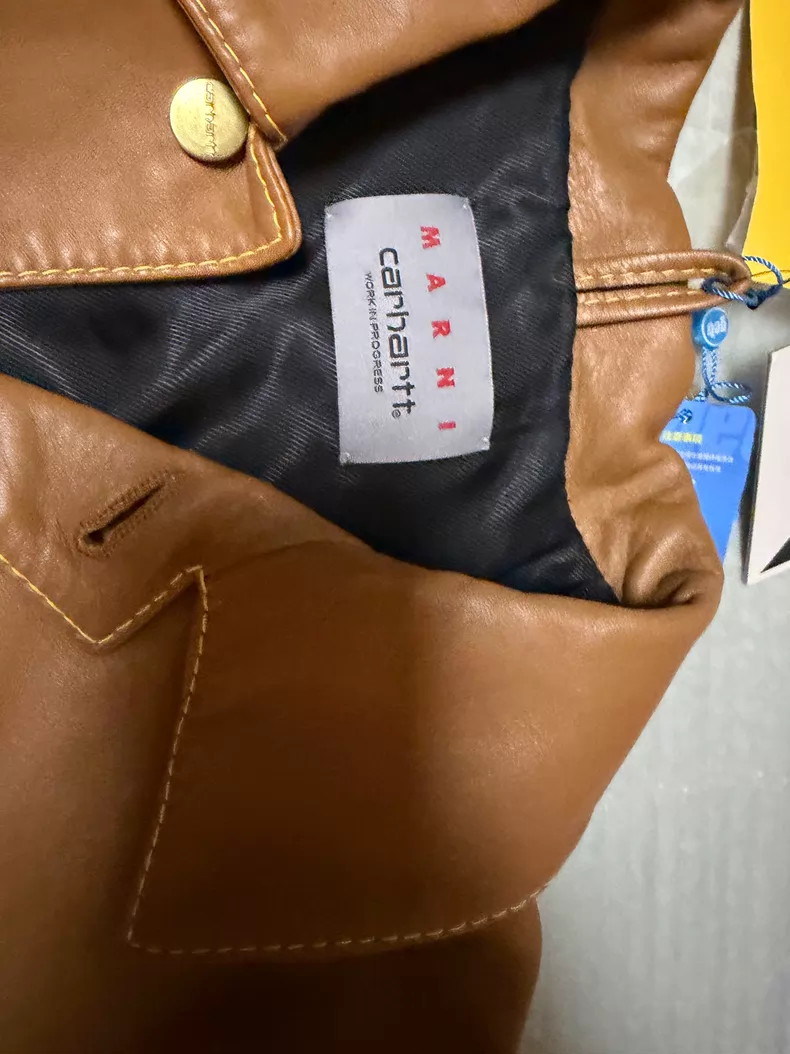 Marni x Carhartt Leather Coat