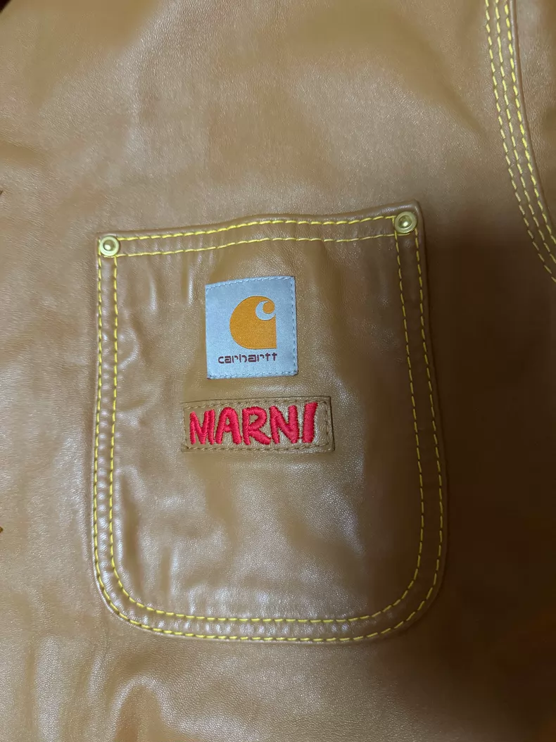 Marni x Carhartt Leather Coat